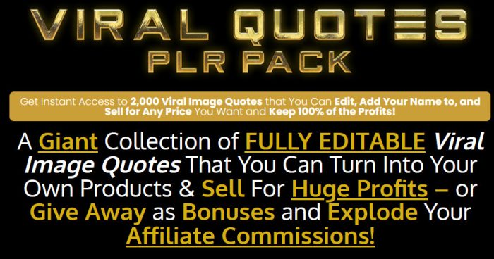 Viral Quotes PLR Pack